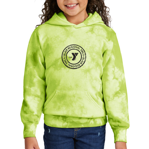 BY_B - Youth Crystal Tie Dye Pullover Hoodie Thumbnail