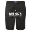 Unisex Polyester Mesh 9" Shorts with Pockets Thumbnail